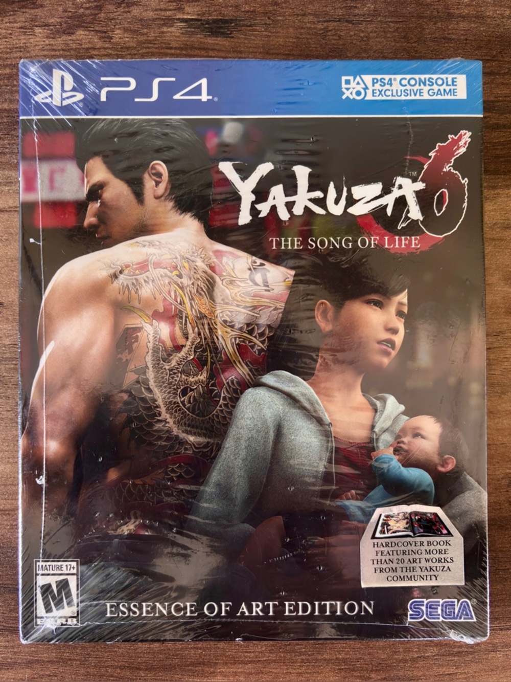 PS4 Yakuza 6: The Song of Life - Essence of Art Edition (Black/Blue), Sealed